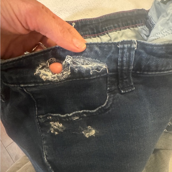 Wrangler Distressed Denim Shorts - Picture 6 of 8